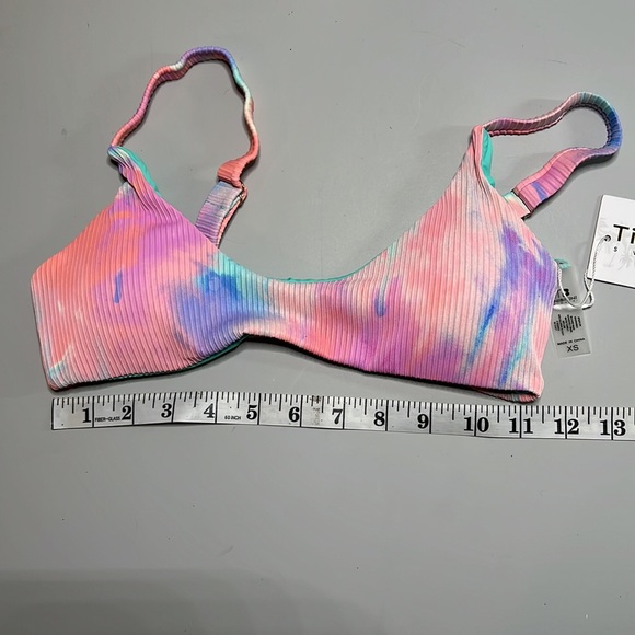 Tinibikini Swimwear bikini top. Adjustable straps. Size XS. NWT - Picture 5 of 8